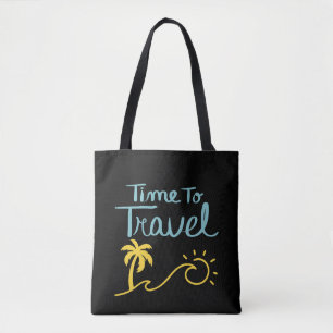 Tote Bag Temps De Voyage Plage