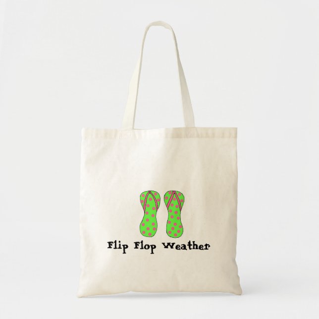Tote Bag Temps des Tongs (Devant)