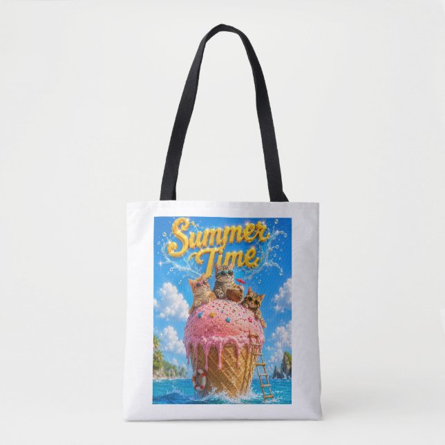 Tote Bag Temps d'été (Devant)