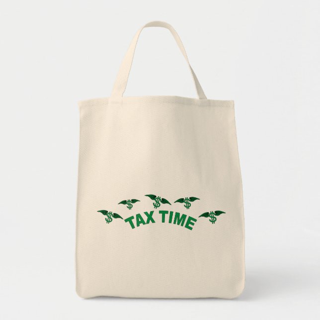 Tote Bag Temps d'impôts (Devant)