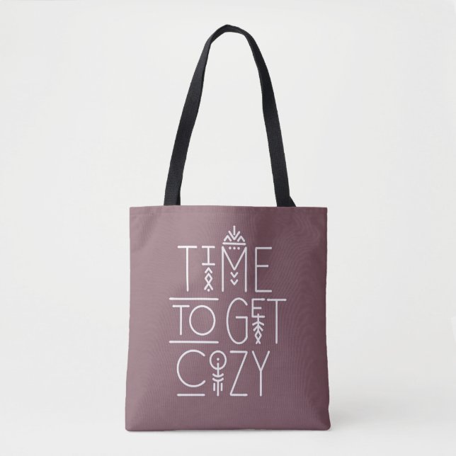 Tote Bag Temps moderne pour obtenir un design confortable (Devant)