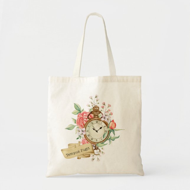 Tote Bag Tempus Fugit (Devant)