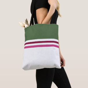 Tote Bag Tendance moderne élégant simple rayures rayé