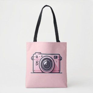 Tote Bag Tendance Rose Instantané Shoot Appareil Photo