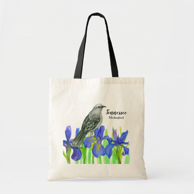Tote Bag Tennessee Souvenir Fourre-tout Tourist Mockingbird (Devant)