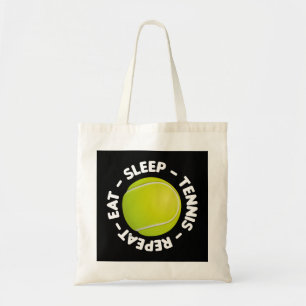 Tote Bag Tennis Dormir Répéter pour le joueur de tennis sur