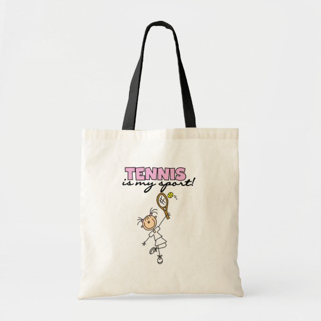 Tote Bag Tennis mes T-shirts et cadeaux de sport (Devant)