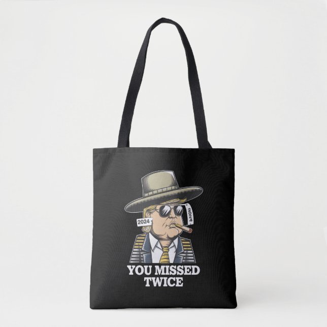 Tote Bag Tentative d'assassinat de Trump Trump 2024 Vous av (Devant)