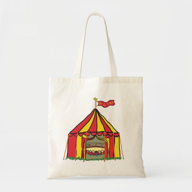 Tote Bag Tente Big Top Circus (Devant)
