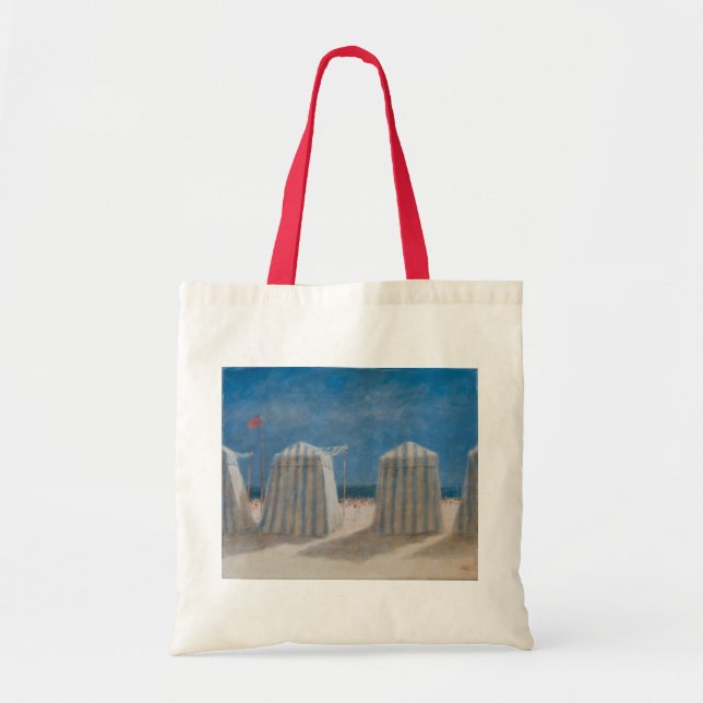 Tote Bag Tentes la Bretagne 2012 de plage (Devant)