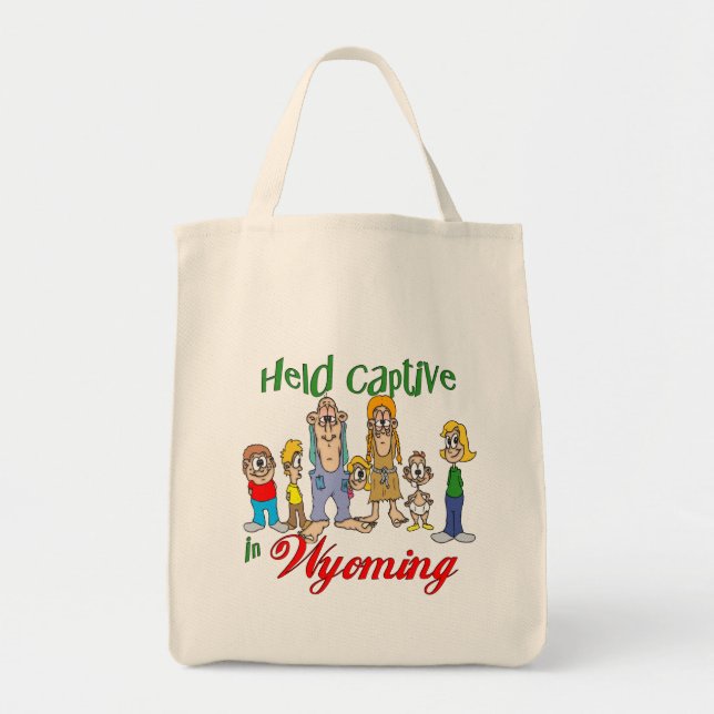 Tote Bag Tenu captif dans le Wyoming (Devant)