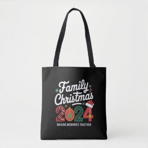 Tote Bag Tenue de Noël assortie pour la famille 2024 Squad