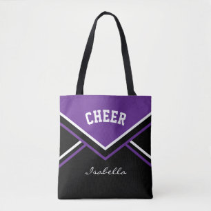 Tote Bag Tenue en Pom-pom girl violet plus doux