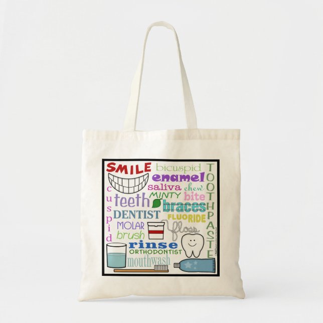 Tote Bag Termes dentaires Métro Art (Devant)