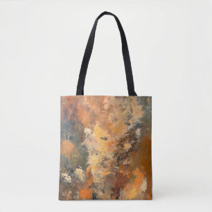 Tote Bag Terra Cotta Whimsy Motif