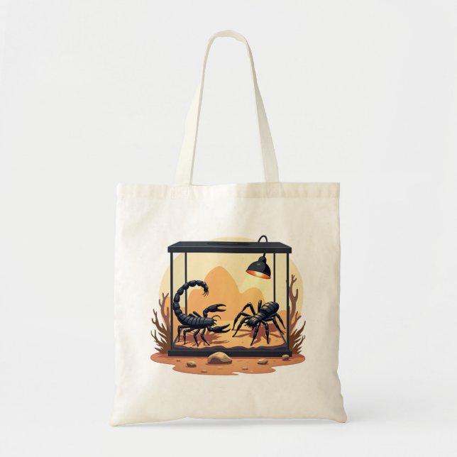 Tote Bag Terrarium pour scorpion Habitat (Devant)