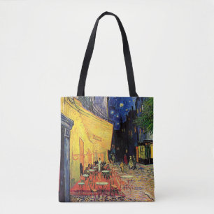Tote Bag Terrasse du Café la nuit par Vincent van Gogh