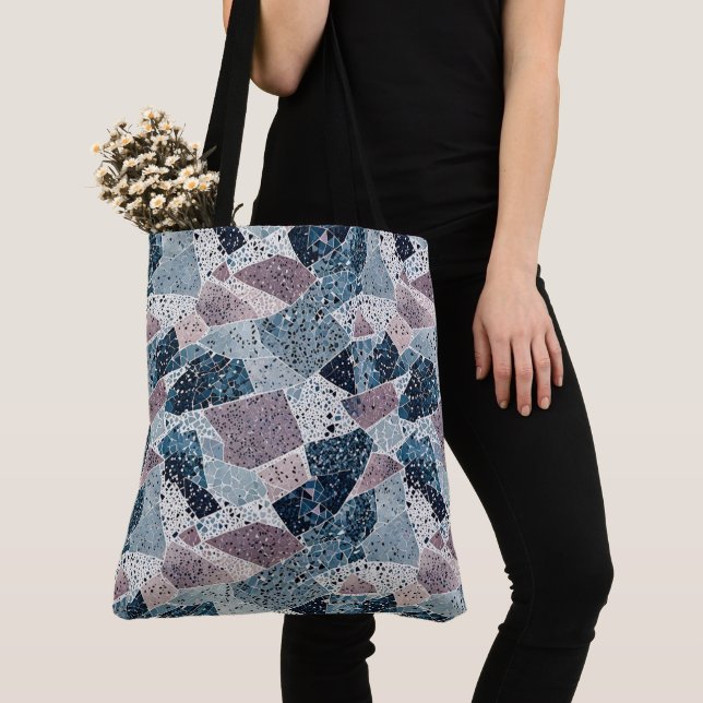 Tote Bag Terrazzo Conception abstraite (De près)