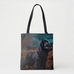 Tote Bag Terre-Neuve Halloween