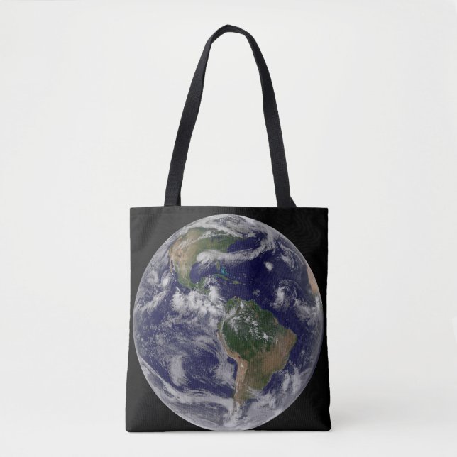 Tote Bag Terre Pleine Montrant Divers Systèmes De Tempête T (Devant)