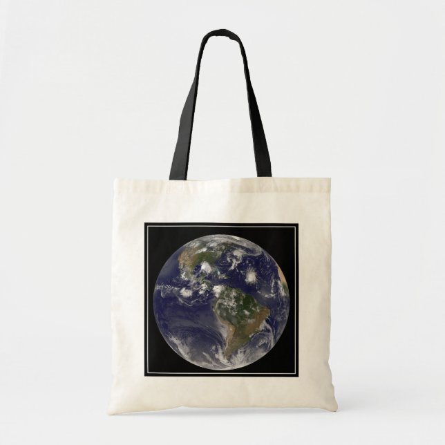 Tote Bag Terre Pleine Montrant Les Tempêtes Tropicales Dans (Devant)