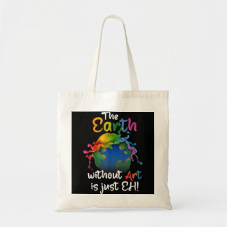 Tote Bag Terre Sans Art Est Juste Eh - Planète Art - Terre