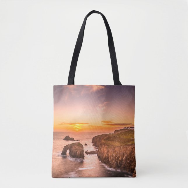 Tote Bag Terres Fin coucher de soleil Enneys Dodnan Chevali (Devant)