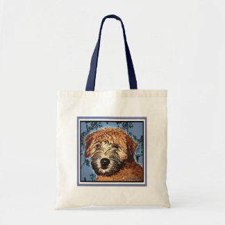 Tote Bag TERRIER BLANC : POIVRE HUMIDE (BAIN Bleu)
