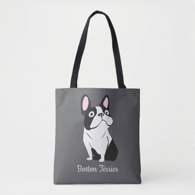 Tote Bag terrier de Boston (Devant)