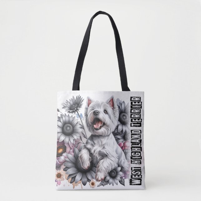 Tote Bag Terrier de West Highland (Devant)