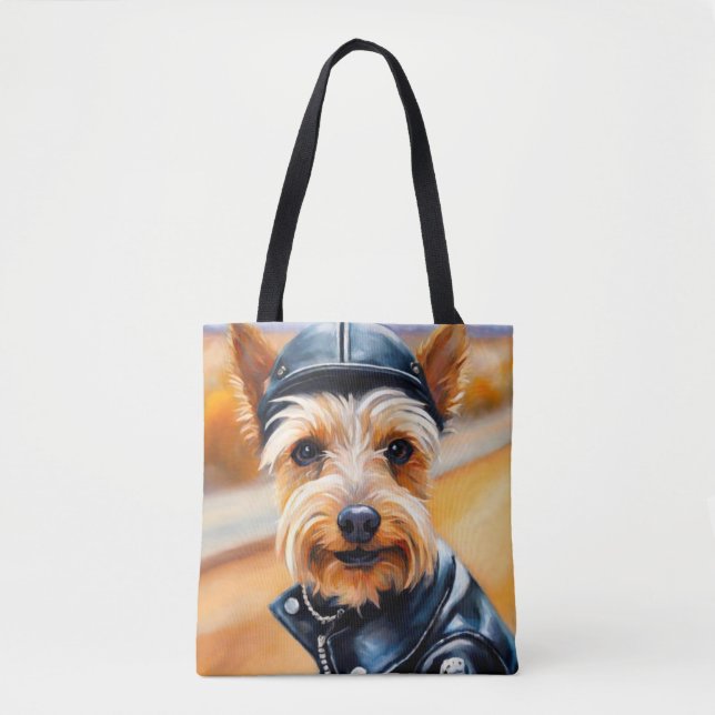 TOTE BAG TERRIER SAUVAGE À SILKY 6 (Devant)