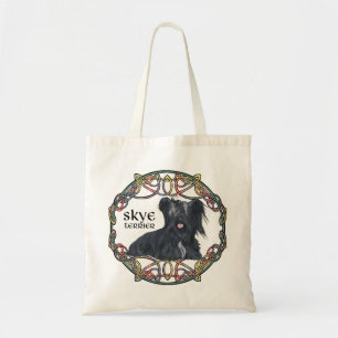 Tote Bag Terrier Skye en entrelacs celtiques - Tartan Bucha
