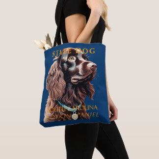Tote Bag Territoire de Caroline du Sud Canine Le Boykin Spa