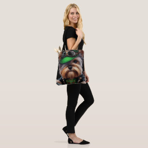 Tote Bag Tervueren Biewer terrier chien faisant du vélo jou