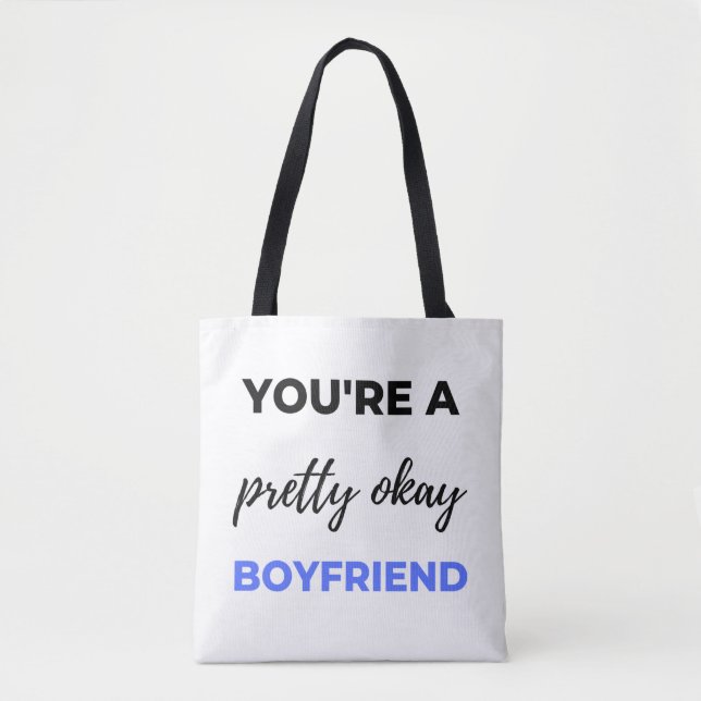 Tote Bag T'es un bon copain Noir (Devant)