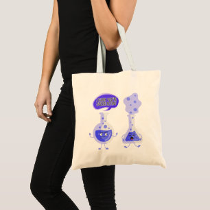 Tote Bag Test Tube Chimie Je pense que vous réagissez de ma