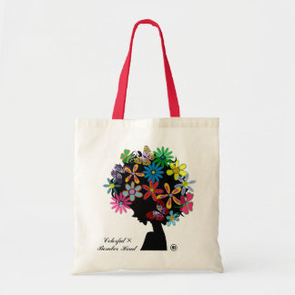 Tote Bag Tête colorée de bombardier de ×