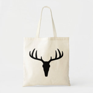 Tote Bag Tête de cerf Silhouette Antlers Animal Reindeer