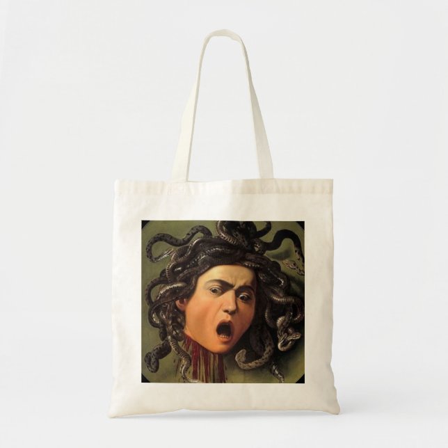 Tote Bag Tête De La Méduse Par Caravaggio (Devant)