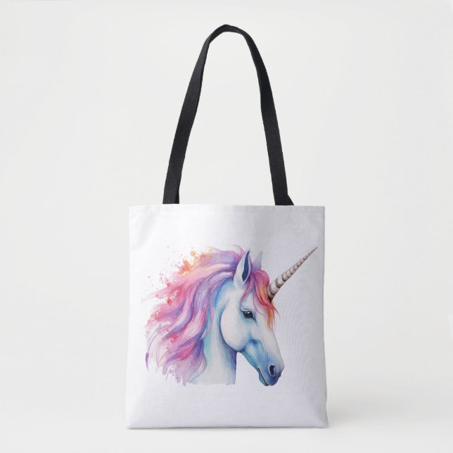 Tote Bag Tête de licorne  (Devant)