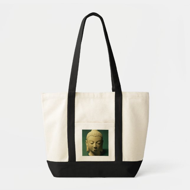 Tote Bag Tête du Bouddha, Sarnath (grès) (Devant)
