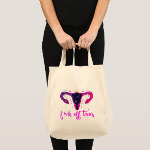 Tote Bag Texas Abortion Ban Celestial Uterus protestation