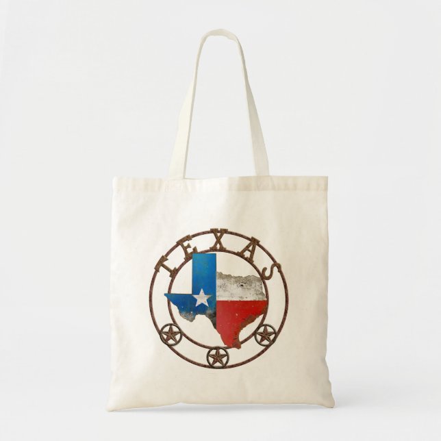 Tote Bag Texas Barn Art (Devant)