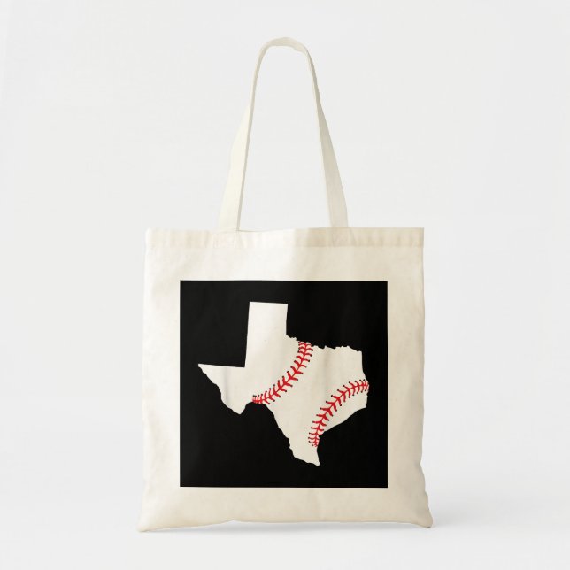 Tote Bag Texas Baseball État drôle Texas Baseball  (Devant)