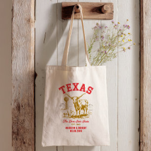 Tote Bag Texas Mariage Welcome Bag, State Love