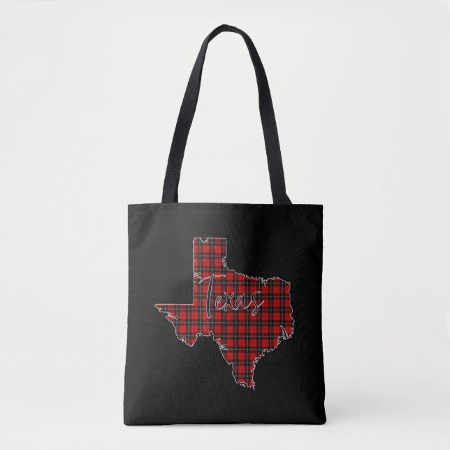 Tote Bag Texas State Joyeux Noël X-Mas Holiday (Devant)