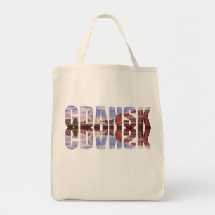 Tote Bag Texte de Gdansk avec vue sur la vieille ville avec