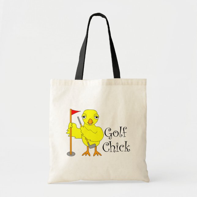 Tote Bag Texte de sélection de golf (Devant)