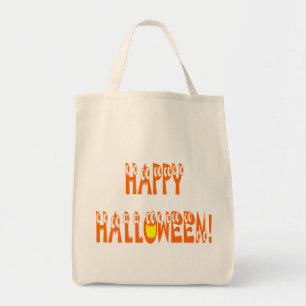 Tote Bag Texte de squash d'Halloween