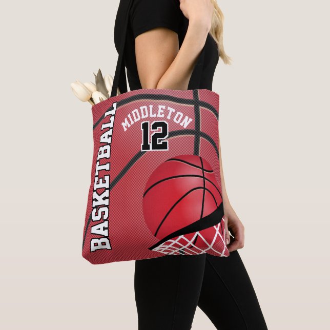 Tote Bag Texte du basket-ball | do-it-yourself de sport - (De près)